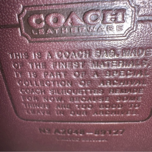 NWT Coach Rambler Crossbody in Hibiscus - Picture 8 of 8